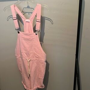 pink lily overalls